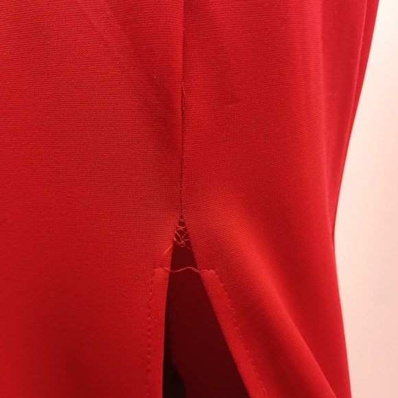 Floor Length Red Dress Size 8  [1187] - Picture 9 of 11